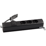 SIMON 480 TS48-110E300K0-44 Listwa standardowa 3 gn. typ E i płytka 2xRJ45 keystone; złącze w układz