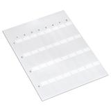 samoprzylepny oznacznik kabla13x21mm z laminacją /25szt./ WAGO