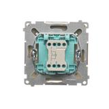 Simon Basic Przycisk światło z podświetleniem LED 10A szybkozłączka beż