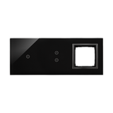 Simon 54 Touch Panel dotykowy S54 Touch 3 moduły 1 pole dotykowe + 2 pola dotykowe pionowe + 1 otwór na osprzęt S54 zastygła lawa DSTR3130/73 KONTAKT