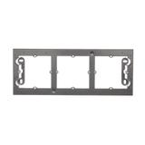 Simon 54 Premium Puszka natynkowa 3-krotna do ramek PREMIUM. Głębokość 35mm antracyt