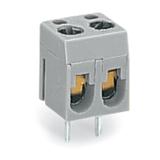 złączka śrubowa do pł. drukowanych 2-torowa szara raster 5,08 mm