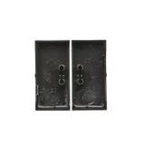 Simon 10 Klawisze do łączników świecznikowych / przycisku podwójnego czarny