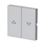 FUTURE Klawisz z nadrukiem Do wyłącznika/przycisku żaluzjowego aluminiowo srebrny