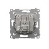 Simon 54 Gniazdo antenowe satelitarne podwójne SAT-SAT-RTV biały