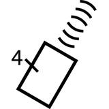 KNX q/e/s Pilot radiowy 4-kanałowy KNX RF TU404 HAGER