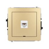 DECO Mechanizm gniazda komputerowego pojedynczego 1xRJ45, kat. 6A, 8-stykowy, bez pola opisowego zło