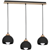 Milagro lampa wisząca Dama Black 3xE27 MLP6550