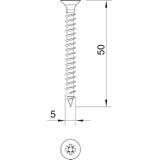 ŚRUBY SPRINT Z ŁB.WPUSZ.5X50