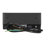 Gniazdo meblowe narożne z bolcem czarne kuchnia OR-GM-9005/B