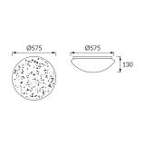Plafoniera SMD LED BIGBEN LED C 72W 4000K