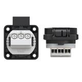 SCHUKO CZARNE 16A IP44 GN.WTYCZ. 104-0SS PCE