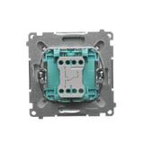 Simon Basic Łącznik schodowy 10A 250V szybkozłączka satynowy BMW6.01/29 KONTAKT