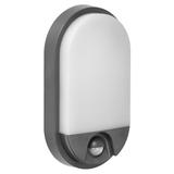 NEFRYT LED 10W oprawa ogrodowa z czujnikiem ruchu 800lm IP54 4000K szara AD-OP-6110GLPMR4 ORNO