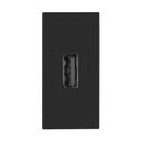 NOEN USB data gniazdo modułowe 22,5x45mm USB data 2.0 przelotka czarne OR-GM-9010/B/USBDAT1 ORNO