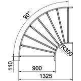 SLB 90 1190R3 FT Łuk 90°