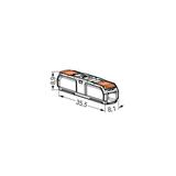 Szybkozłączka przelotowa z dźwignią 2x 0,2‑4mm2 Inline 221‑2411 /60szt./ WAGO