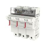 Podstawa bezpiecznikowa 22x58 3P 125A 690V AC mikroprzekaźnik CH223DMSU-F EATON