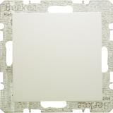 BERKER B.Kwadrat/S.1 Zaślepka z płytką czołową z cokołem i pazurkami krem 6710098982 HAGER