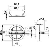 UV 80 FD, POKRYWA Z MOCOWANIEM