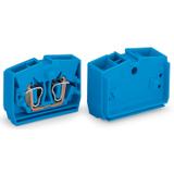 złączka końcowa 4-przewodowa 2,5 mm2 niebieska z mocowaniem śrubowym