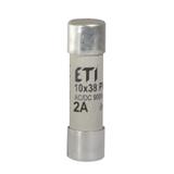 Wkładka topikowa cylindryczna PV gR 900V CH10x38 gR 2A 900V AC DC 002625027 ETI