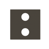 POKRYWA PRZYCISKU 1/2 KNX -KNX-ANTRACYT