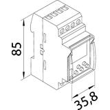 Tygodniowy zegar cyfrowy 16A 1-krotny EGN103 HAGER