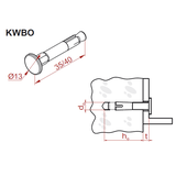 KWBO6x35 Kotwa gwoździowa