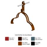 AN-15H/LA/-N Uchwyt gąsior.prof. Z-śruba WZÓR 8 H=10 cm /LA/