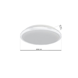 plafon LED Terma 28W 1960lm 4000K biały IP44 ML6403 Milagro