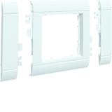 tehalit.WA Maskownica 80mm 1-krotna 50x50mm PC-ABS bezhalogenowy biały