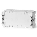P2kn71x142 ,  Puszka instalacyjna dwupolowa do kanałów elektroinst. 71 mm x 142 mm, biały