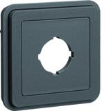 W.1 Moduł z otworem fi22 mm szary mat Berker 42913505 WNA038 HAGER