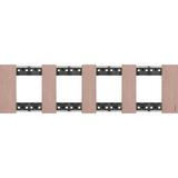 Living Now - Ramka 4x2 Moduły - Copper Bticino KA4802M4ZM LEGRAND