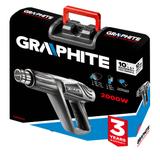 Opalarka 2000W, zakres temperatur: I: 25oC, II: 350oC, III: 550oC, walizka