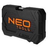 Zestaw kluczy 55 elementów 1/4", satynowy