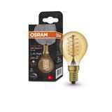Lampa LED Vintage 1906 CL P Filament szkło przezroczyste GOLD 25 dim 3,4W 824 E14