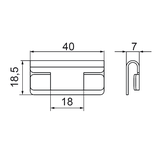 LPG Łącznik przegrody górny