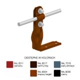 AN-08R/LA/-N Uchwyt kątowy skręcony H=10cm Z-śruba /LA/