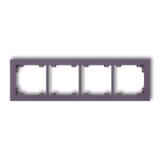 DECO Ramka uniwersalna podczwórna z tworzywa DECO Pastel Matt wrzosowa