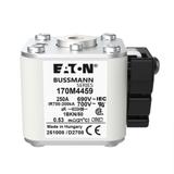FUSE 250A 690V 1BKN/50 AR UC Wkładka szybka 250A AC 690V rozmiar 1 aR IEC UL pojedyczny wskaźn 170M4