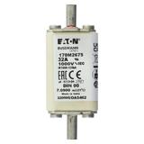 32A 1000V aR DIN 00 TYPE T FUSE Wkładka szybka 32A AC 1000V DIN 00 aR DIN IEC nieizolowane 170M2675