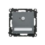 Simon 55 Oprawa oświetleniowa LED 230V z czujnikiem ruchu (1,2 W) Barwa neutralna 4200K Grafitowy ma