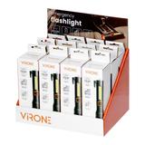 Latarka LED, 270/105lm, 1200mAh, przecinak do pasów, młotek bezpieczeństwa