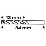 Wiertła do metalu HSS-TiN 1.0 mm, 5 szt.