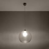 Sollux Lampa wisząca BALL transparentny SL.0248