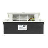 NOEN Kaseta meblowa wpuszczana w blat ze zintegrowaną ramką PCV na gniazda modułowe 3 x 45x45mm lub OR-GM-9010/W ORNO