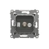 Simon 54 Gniazdo antenowe SAT pojedyncze Do instalacji indywidualnych brąz mat