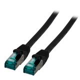 Patchcord RJ45 S/FTP kat. 6A LSZH czarny 10m MK6001.10B